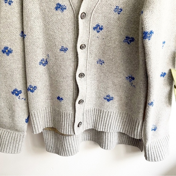 Ader Error Gray Wool Cardigan Jacket - Picture 6 of 14